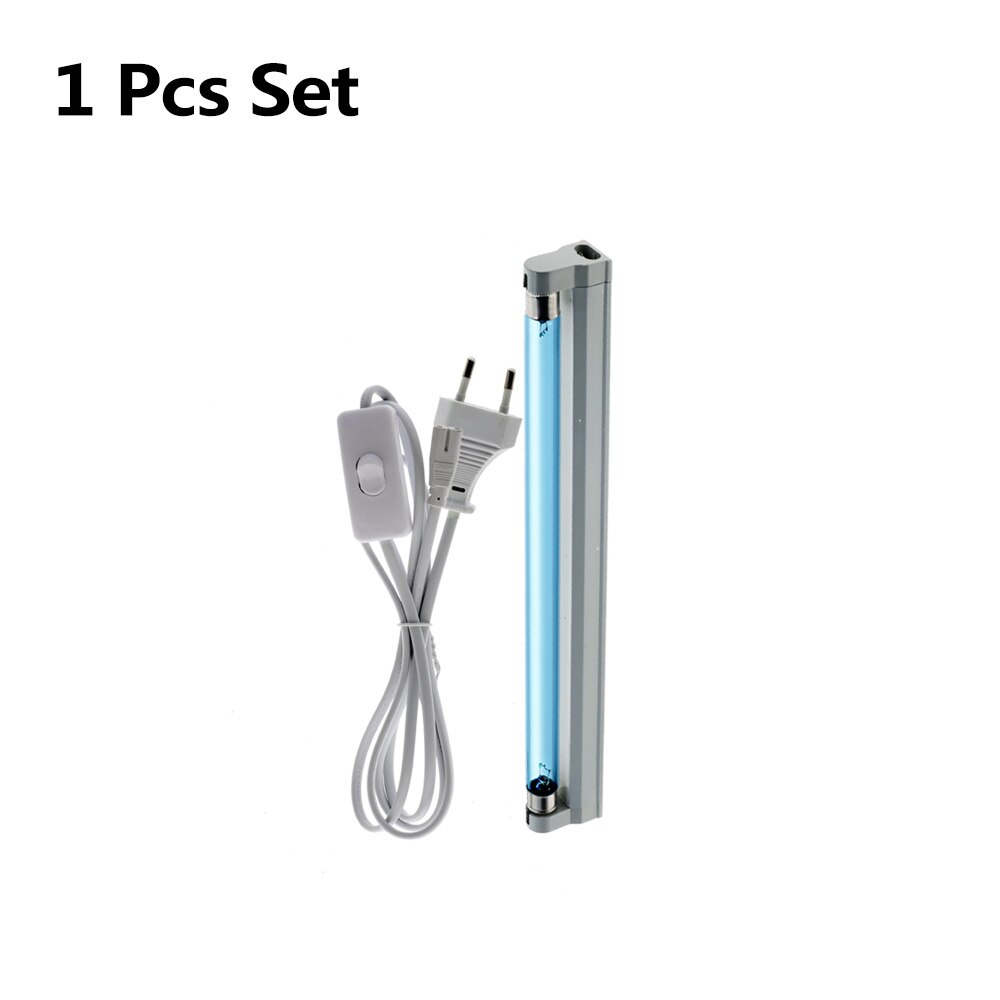 220V 110V Germicidal Light T5 Tube UVC Quartz Ultraviolet Lamps UV Sterilizer Kill Dust Mite UV Ozone Bactericidal Lamp for Home: 1pcs Set / 110V - US Plug
