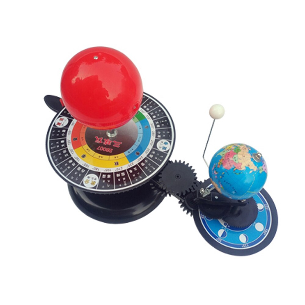 DIY Solar System Model Globe Earth Sun Moon Orbital Planetarium Educational Teaching Tool Astronomy Science Kit for Child Kid