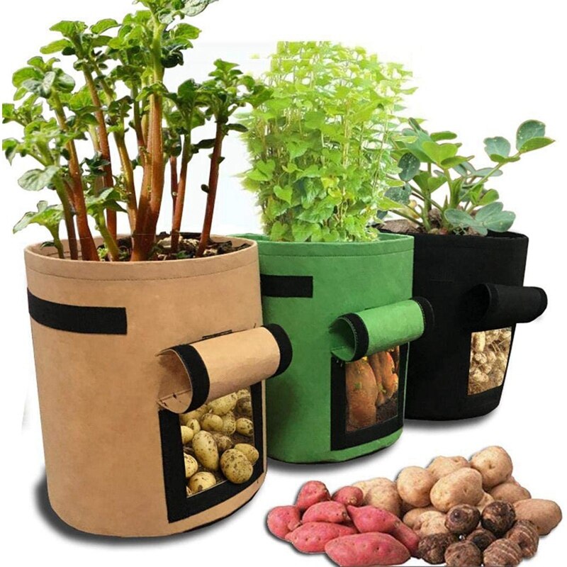 Maison balcon jardin plante sac légumes récipient de culture pour la culture de pommes de terre cultiver des sacs