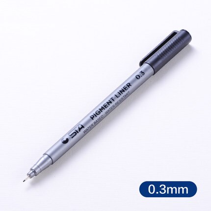 Manga Liner Pigma Micron alcool encre dessin pinceau stylo marqueur 0.05 0.1 0.2 0.3 0.4 0.5 6 pointe noir Fineliner croquis stylos