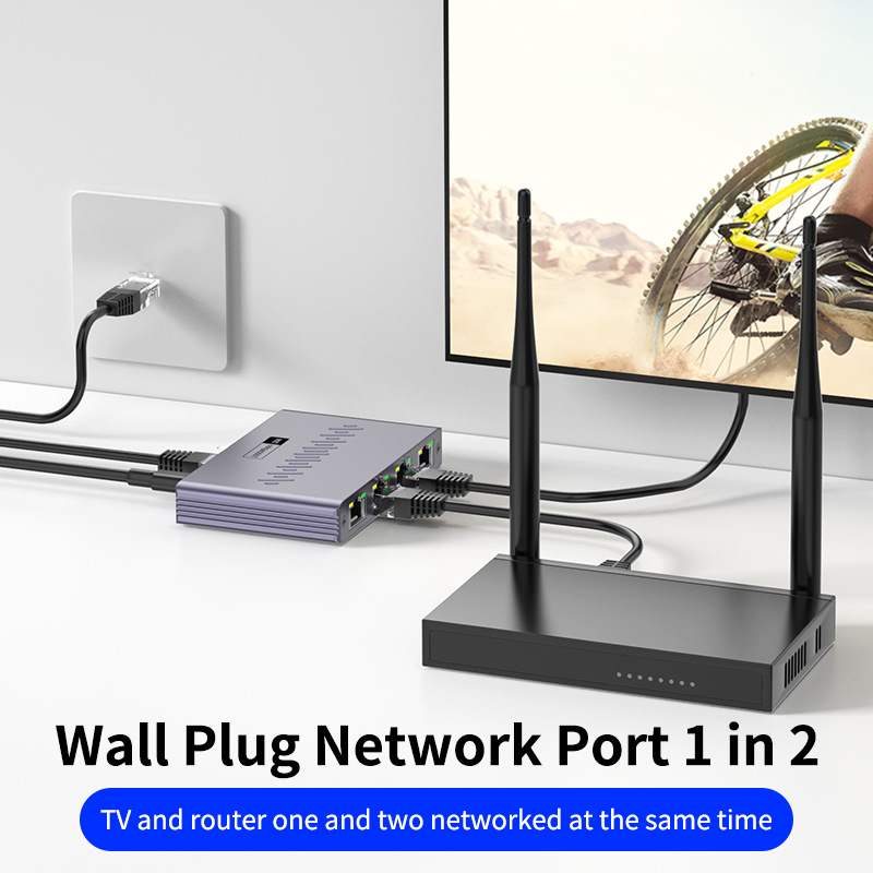 Rj45 divisores de cabo de rede, 1 to switches ethernet gigabit de 4 portas, 2 adaptadores de expansão de internet lan de 1000 mbps ,  rj45 conversores de rede.