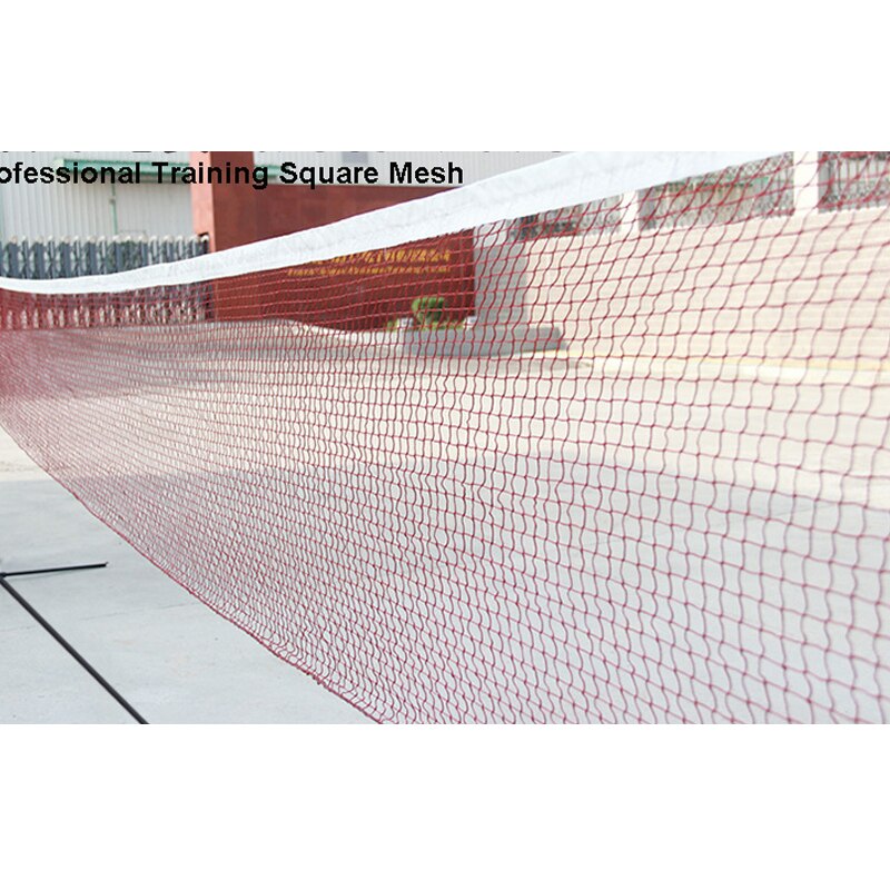 Outdoor Standaard Badminton Net 6.1*0.76 M Professionele Training Vierkante Mesh Met Zak Voor Shuttle Sport