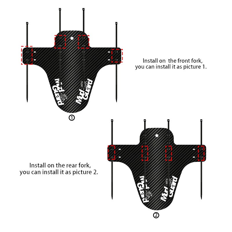 Mountainbike Spatbord, Mtb Spatbord, Voor En Achte... – Grandado