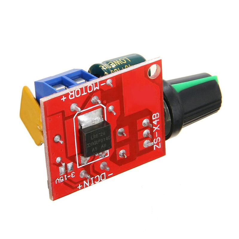 Wiatrak doprowadziło ściemniacz regulator prędkości regulowany przełącznik mini przełącznik prędkości DC 5V6 silnik 12 PWM prędkość 24 kontroler 35V Y8M8
