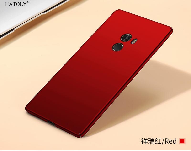 per Xiaomi Mi Caso mi Della Miscela della miscela ultra-sottile Liscia Dura del PC Della Copertura Posteriore di Protezione per Il Caso di Xiaomi Mi HATOLY della miscela di Trasporto: rosso