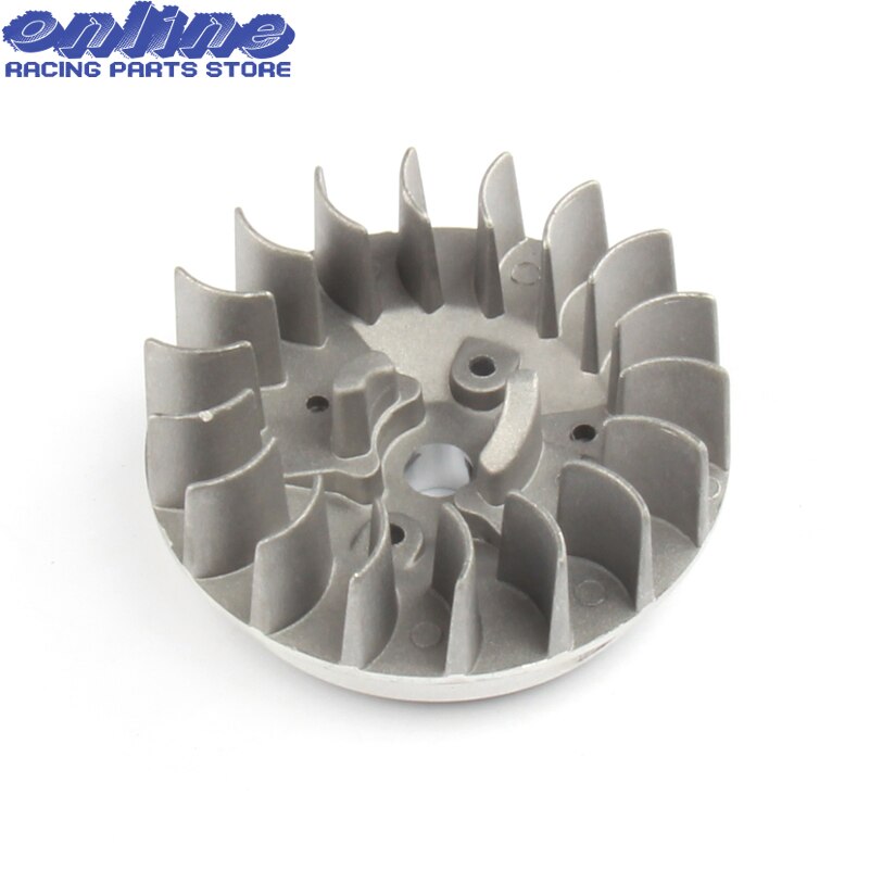Two stroke Alloy Pull Start Flywheel for 47cc 49cc Mini Moto Scooter Kid Dirt Pocket Bike Quad ATV Minimoto Motorcycle