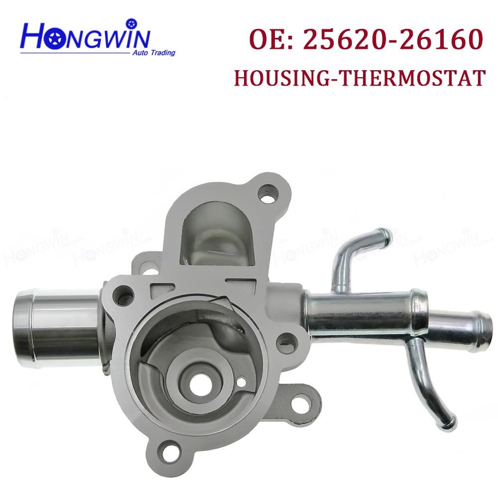 Ekte no . 25620 26160 termostathus passer til hyundai accent 01-05 1.6l l4 kia rio 1.4l -10 25620-26160,2562026160