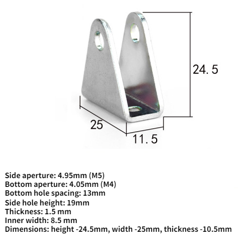 Gegalvaniseerd Ijzer Plaat Beugel Roestwerende Basis Katrol Beugel Statief L-Vormige Vaste Rolling Schorsing Wiellager Kroon Blok: WHITE