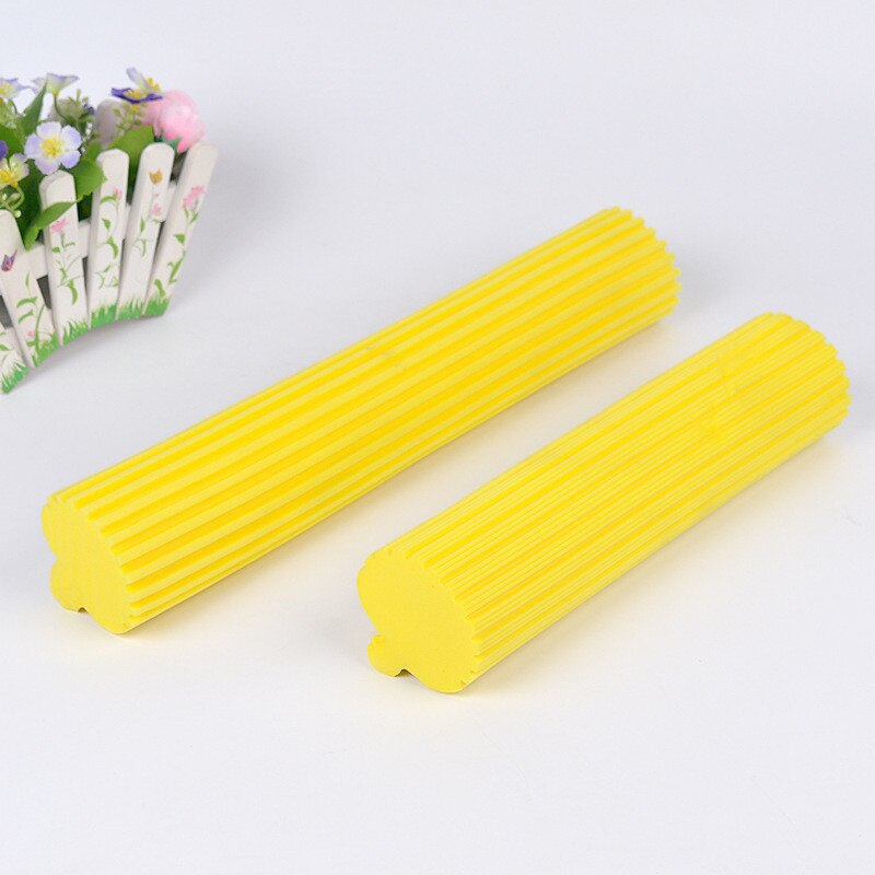 2 Pcs Two Size Sponge Mop Head Replacement Parts Refill Mops Pad Sponge Head for Mops Folded Squeeze Water Carton Flow System