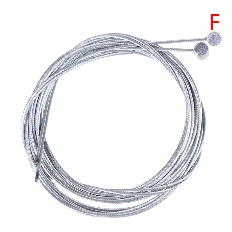 2 stk cykel gear kabel universal mtb landevejscykel cykel indre bremse kabel kerne wire bremse linje kabler tilbehør: F