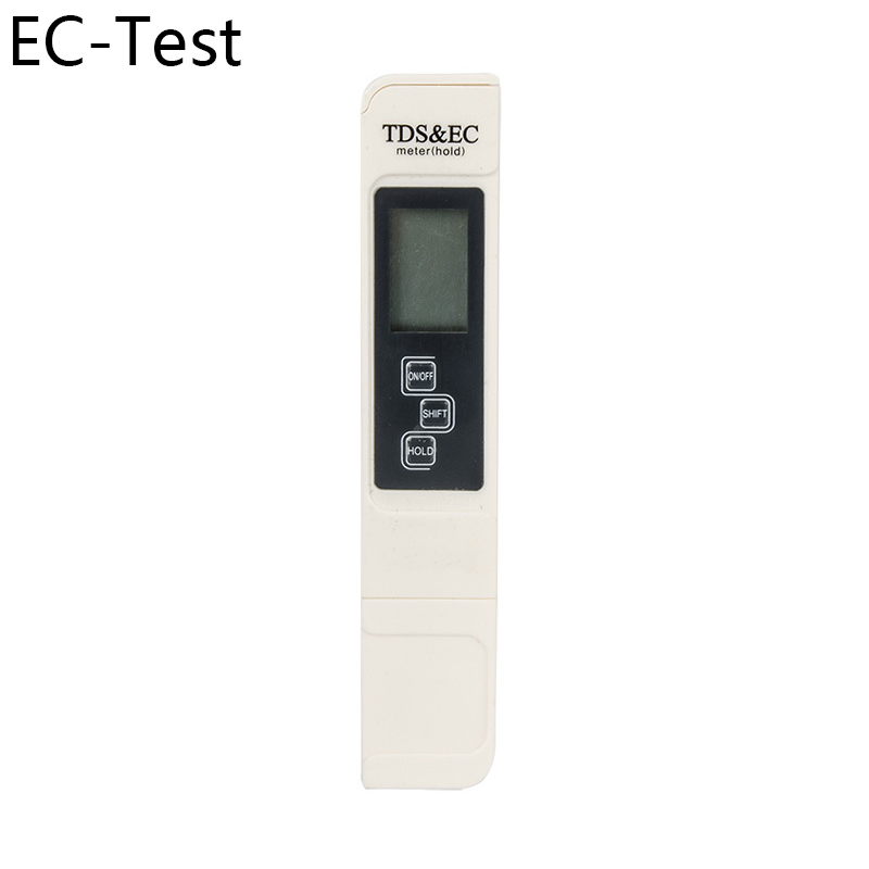 1 pièces-101 PH testeur Portable CL2 chlore eau moniteur mètre Portable maison piscine Aquarium ph-mètre outils de Test: EC-TEST white