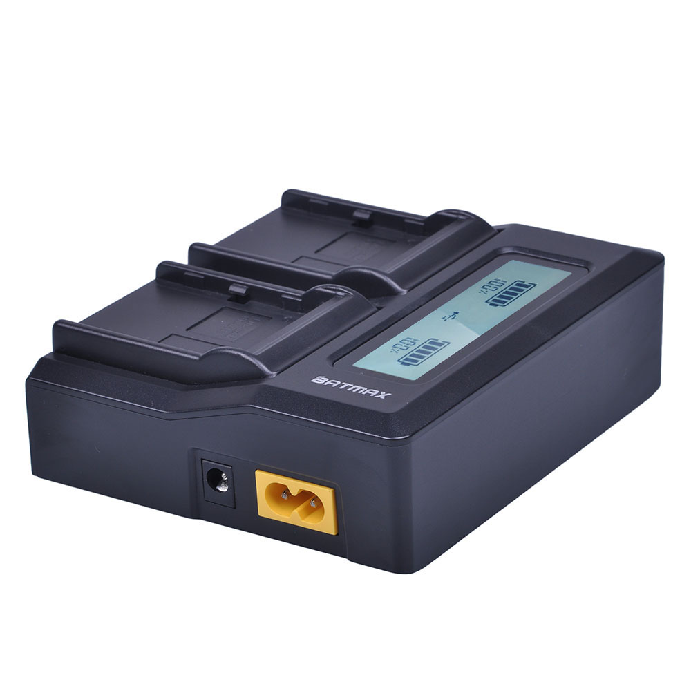 Cargador de batería Dual Rapid LCD para Topcon BT 65Q BT65Q, batería de iones de litio GTS 900 y GPT 9000, estación Total