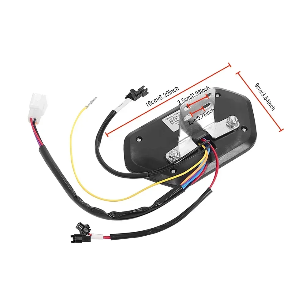 Universele LCD Display Dashboard 48V 60V 72V voor Elektrische Scooter E-Bike Meter Bedieningspaneel Kilometerteller Snelheidsmeter Voltagemeter