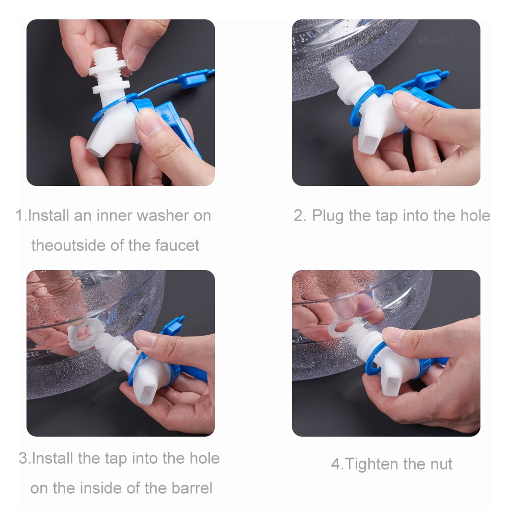 15L Litre Portable Water Container Jerry Can with Tap for Camping Picnic Water Storage Bottle Food Grade PC