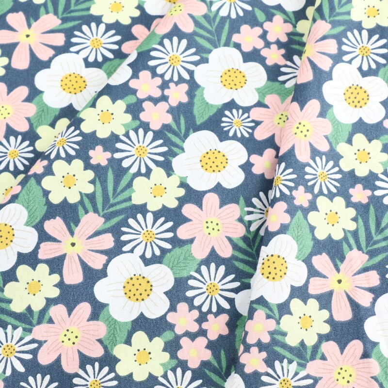 Flower Series Cotton Fabric DIY Sewing Uphostery Craft Suede Fabric Other Fabric Plain Printed 100% Cotton Piece Warp Woven: xlby526
