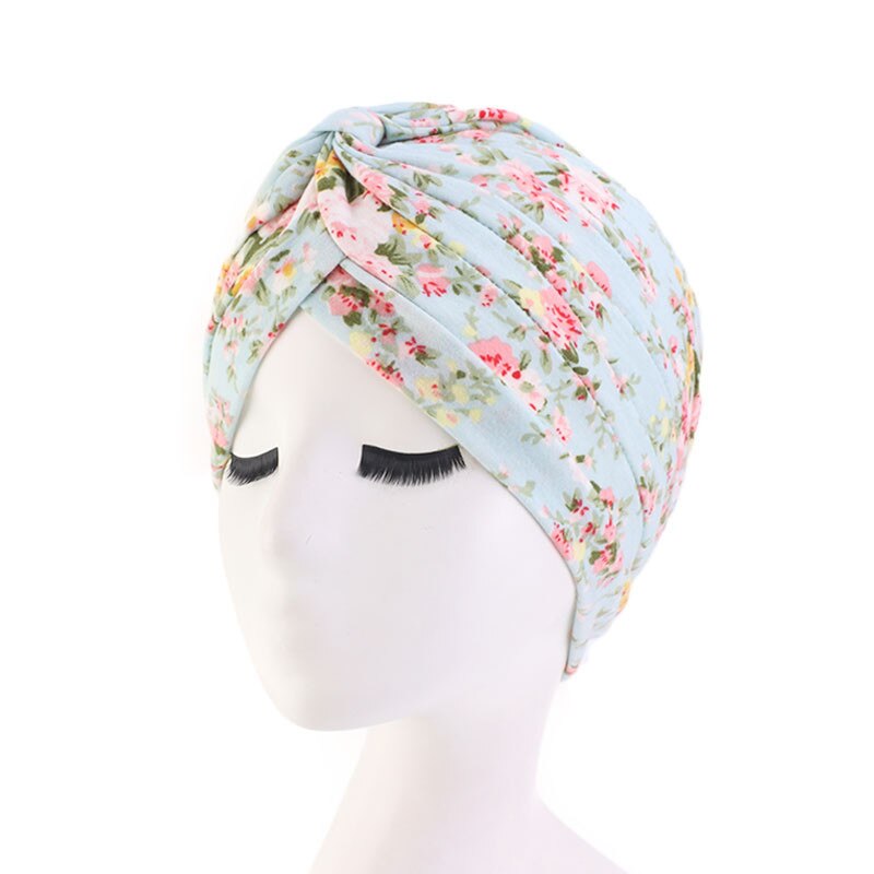 Modale Afdrukken Twist Hoofdband Tulband Caps India Afrikaanse Wraps Hoofddeksels Tulbanden Voor Vrouwen Islamitische Underscarf Motorkap Chemo Hoed: 4