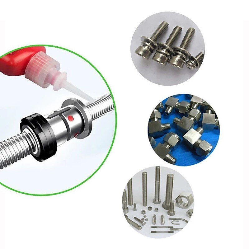 Universaali 10ml anaerobista liimaa kierrelukko lukitusliima tiivistys ruosteenesto kierteitetyt mutterit metallin lukitusliima