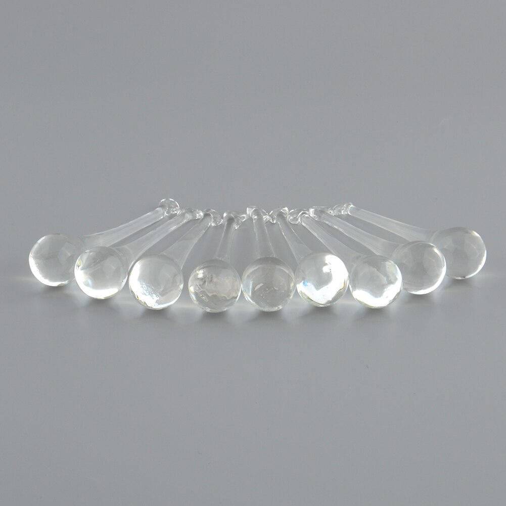 10x Kroonluchter Lamp Licht Hanger Onderdelen Clear Crystal Prisma Home Decor