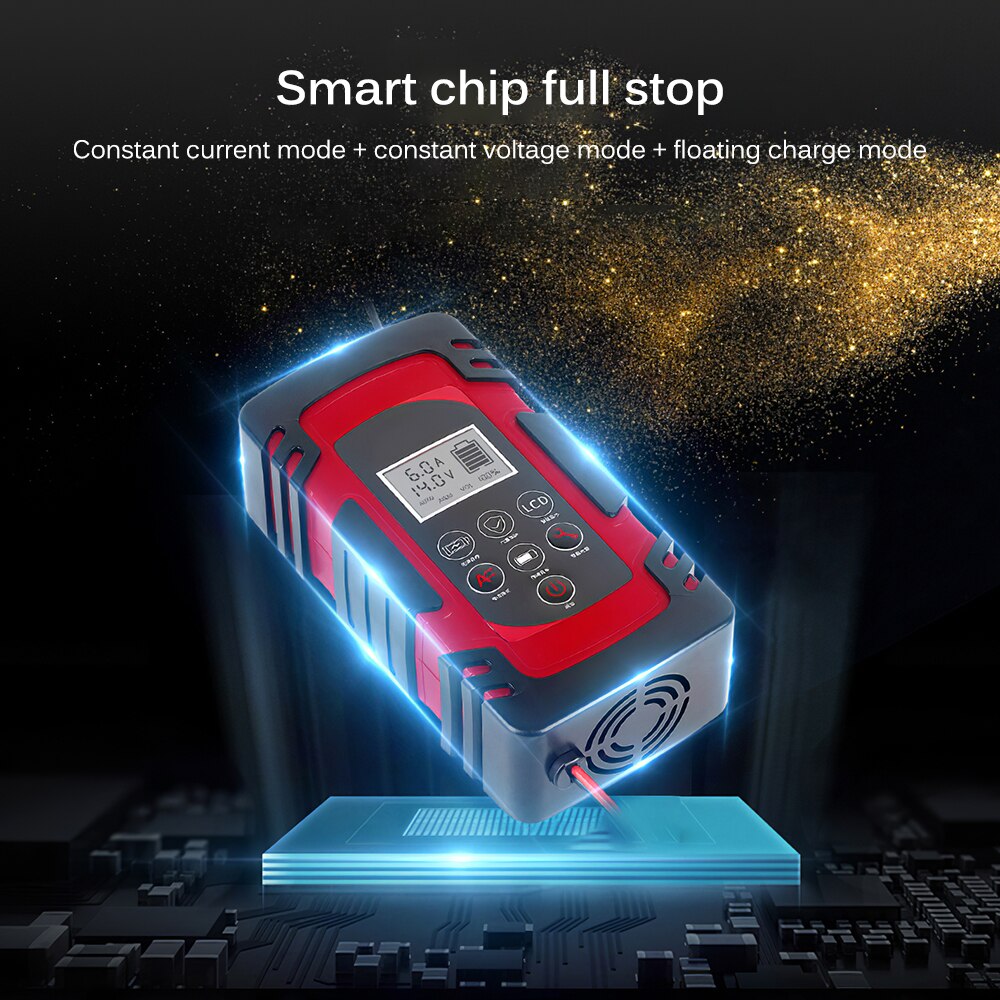 TB6000 Pro 12V Batterieladegerät - Smart App Control 8A/3A/1A Auto Batterietester