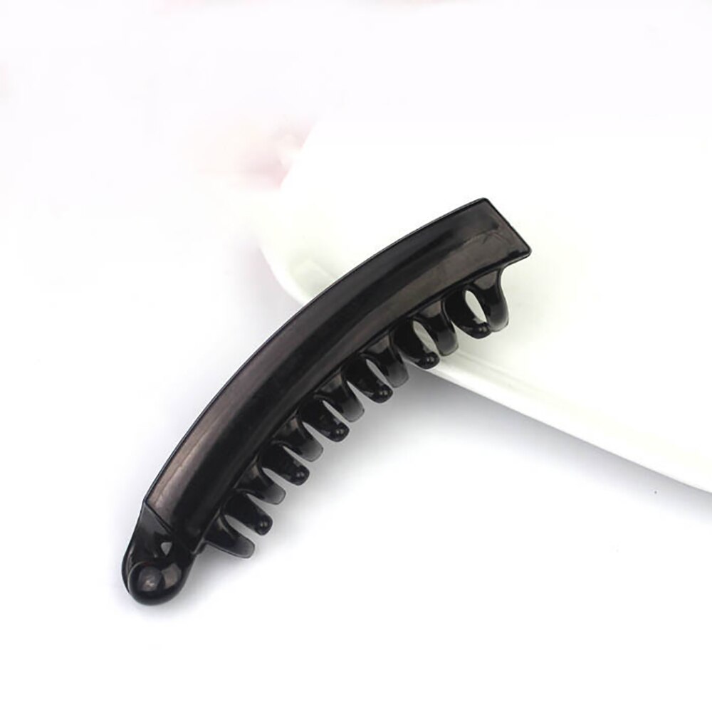 1 Pc plastikowe szpilki czarne bananowe spinki robić włosów stałe kobiety panie spinki robić włosów DIY szpilki narzędzia robić makijażu moda nakrycia głowy dla kobiet dziewczyna