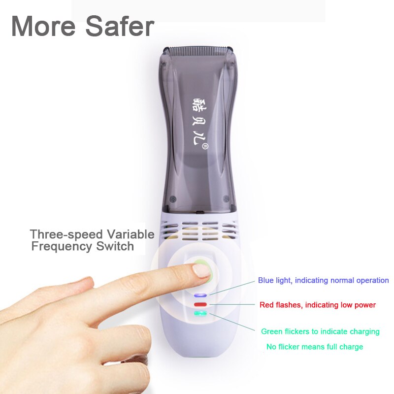 Automatic hair sucking baby child hair clipper adult home shaving hair artifact rechargeable electri fader mute electric clipper