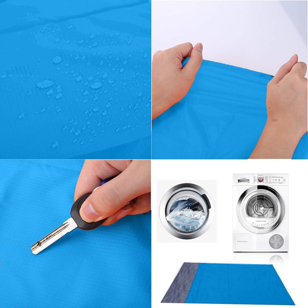 Waterproof Beach Blanket Outdoor Portable Picnic Mat Camping Ground Mat Mattress Camping Camping Bed Folding Sleeping Pad