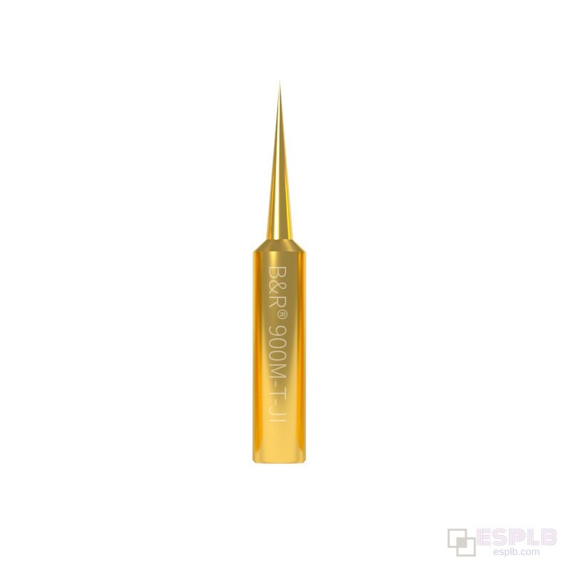 0.1mm High-speed Copper Soldering Iron Tip Precision Flying Wire High Temperature Resistant Non-magnetic Solder Iron Tip: Straight tip