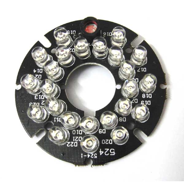 24 Leds 5mm Infrared 90 Degrees Bulbs 850nm Ir Boa Grandado