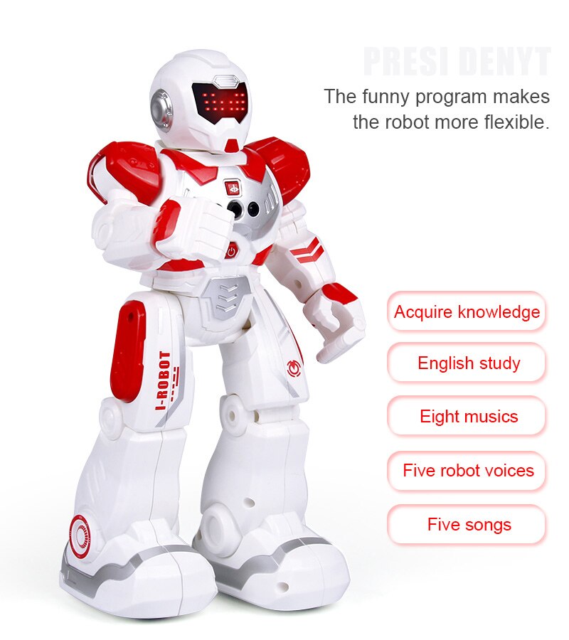 Smart Robot Toy RC Remote Control Moving Dancing Gesture For Kids Toy Xmas