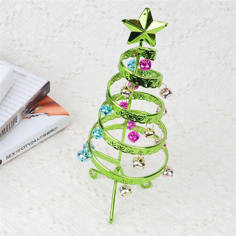 Campana de Navidad creativa, ornamento para árbol DIY, Mini colgante para árbol de Navidad, escritorio, Festival, árbol en miniatura