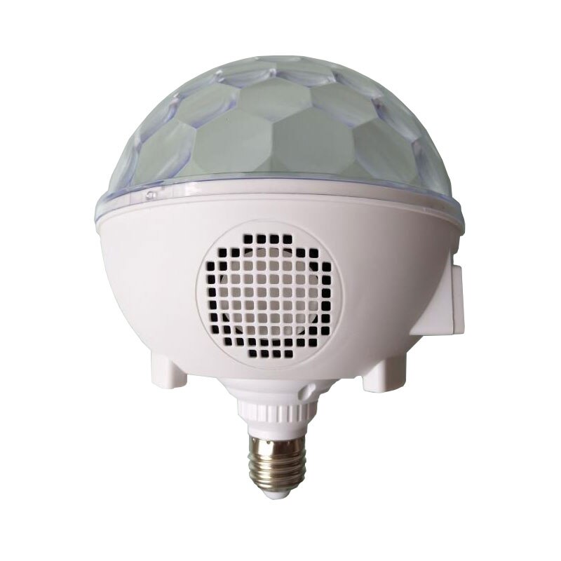 E27 Basis RGB LED Lampe mit Klang Kasten Bluetooth Musical Lautsprecher Magie Ball LED Musik Birne luminaria 6 Farbe Blitz licht