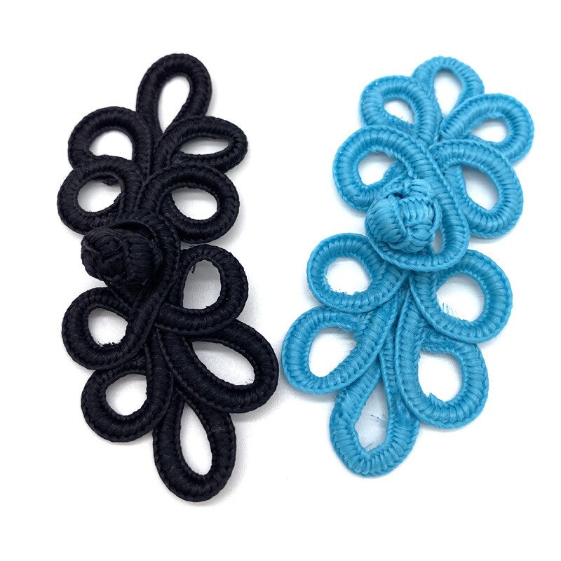 10 Pairs/Pack Chinese Frog Closure Buttons Knot Fastener Sewing Handmade Flower Cheongsam Button Craft DIY