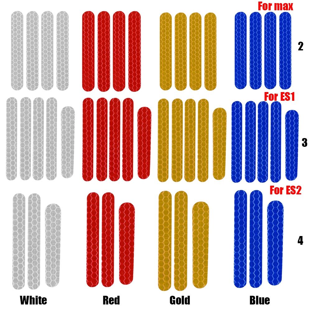 Cycling Accessories M365 M365Pro Reflector Reflective Sticker Scooters Decals Parts Electric Scooter Stickers