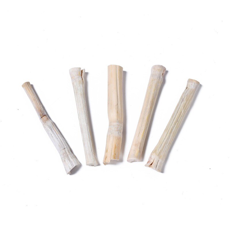 5pcs Pet Hamsters Snacks Sweet Bamboo Chew Toy for Squirrel Rabbits Guinea Pigs Chinchilla Hamster