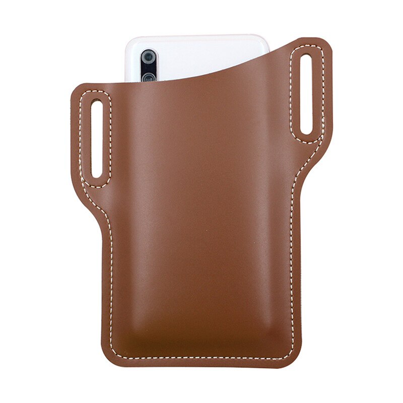 1Pc Pu Taille Tas Mobiel Loop Holster Case Riem Taille Tas Rekwisieten Lederen Portemonnee Voor Telefoon portemonnee: BR