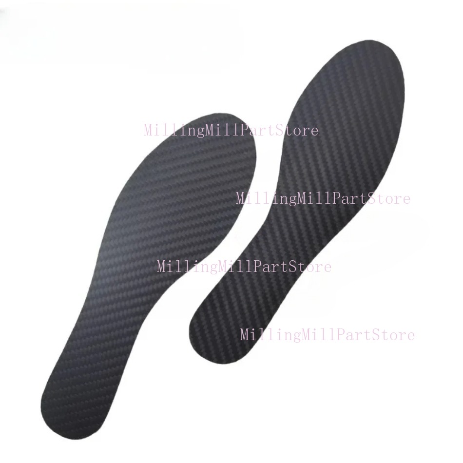 Hochwertige 0,8 mm, 1,0 mm, 1,2 mm Dicke, Kohlefaser-Einlegesohle, Sport-Einlegesohle, männliche Schuhpolster, weibliche orthopädische Schuh-Sneaker-Einlegesohlen