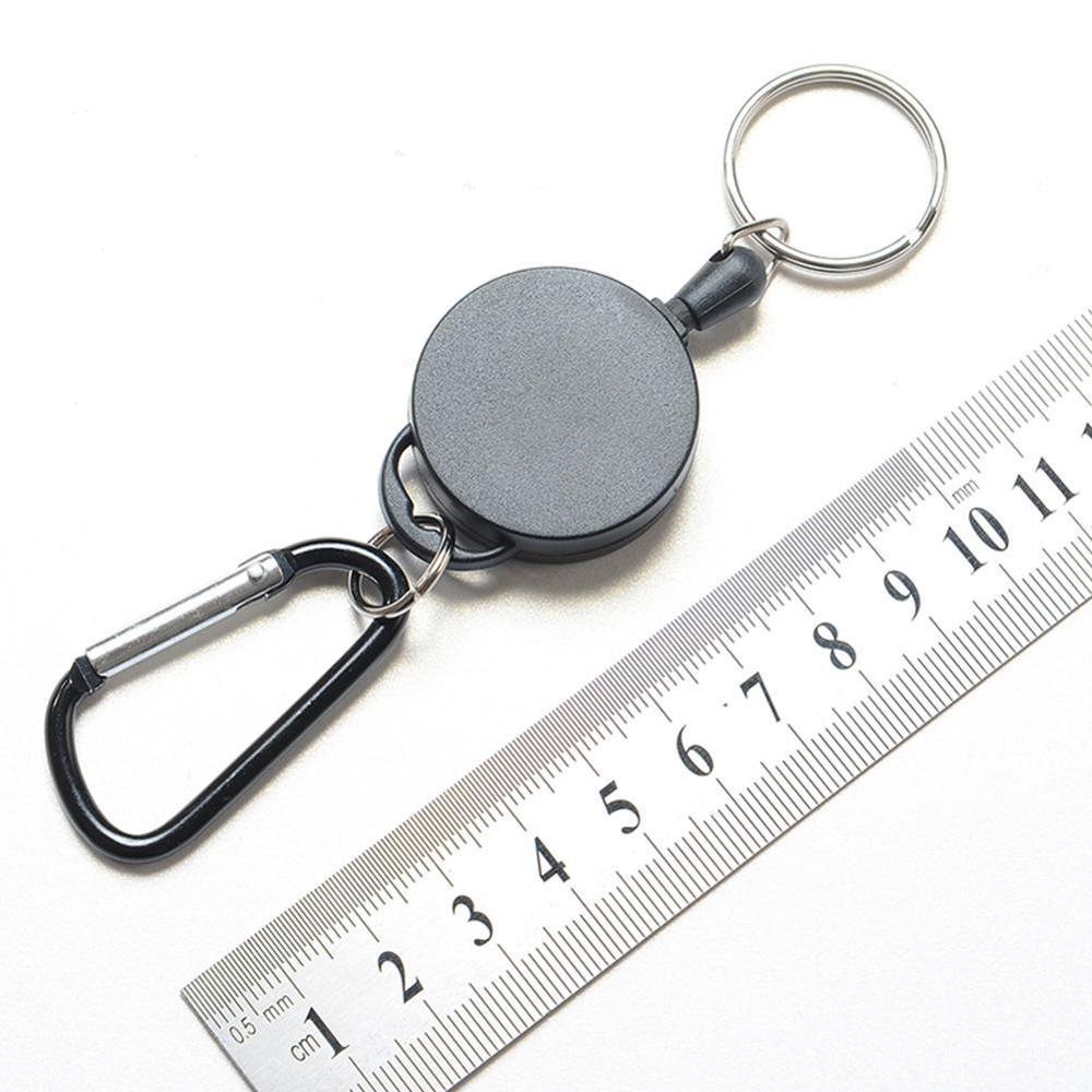 Telescopische sleutelhanger sleutelhanger karabijnhaak wandelsets reisketting sport kamperen buiten intrekbaar  z4 s 1