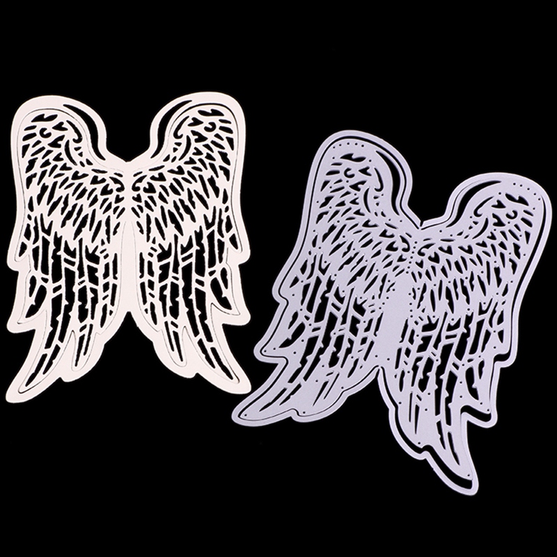 ! Ambachtelijke Metalen Stansmessen Cut Sterven Angel Heart Wings Decoratie Album Papier Card Craft Embossing Die Cuts