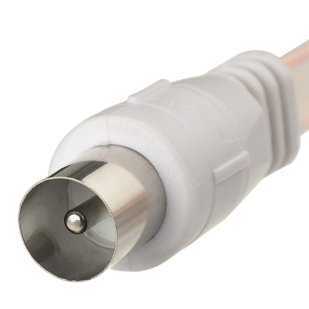 Eightwood FM Dipol Antenne 75 Ohm Kumpel Stecker Männlich RF Anschluss Antenne für Heim Tabelle oben Stereo Klang Radio Empfänger Tuner