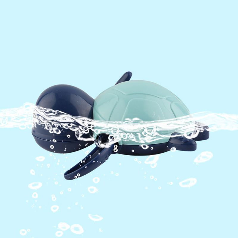 Baby flydende bad termometer spædbarn svømme skildpadde urværk børn strand bad legetøj  p31b