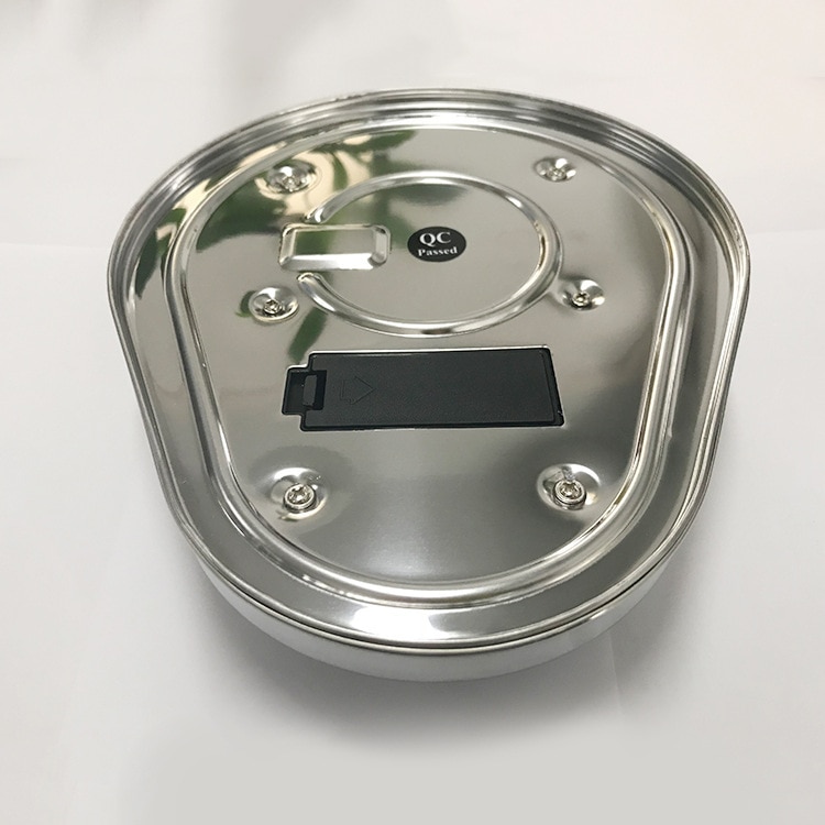 electronic stainless steel kitchen scale weight 5kg/1g electronic portable stainless steel bowl scale baking scale