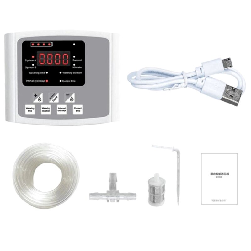 Flexible Irrigation Programs Garden Water Timer Battery Plug-in Switch at Will Hanging Automatic Water Timer: GY-1