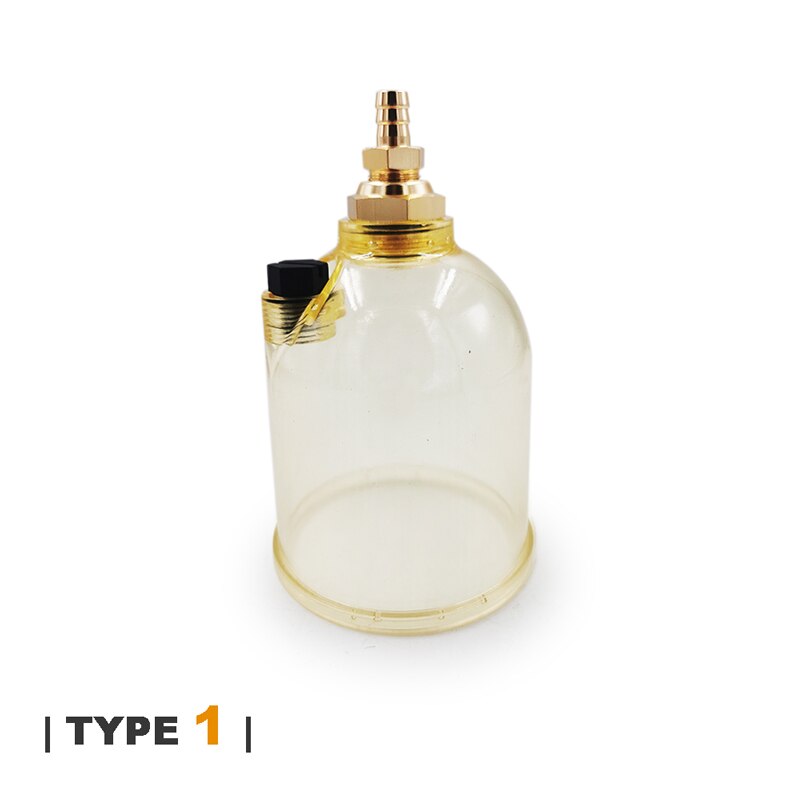 500FG/500FH Fuel Filter Cup Diesel Marine Boat Filter Engine Water Separator Bowl Drain Valve Tap Accessory: TYPE1