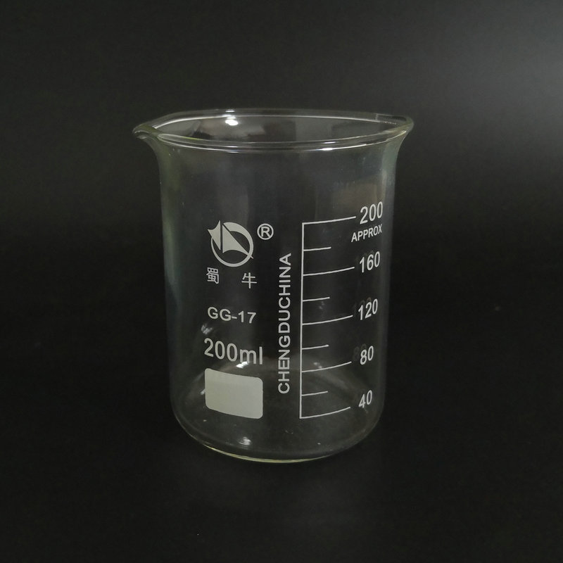 10 teile/satz 5ml 10ml 25ml 50ml 100ml 150ml 200ml 250ml 300ml 500ml Glas Becher Absolvierte transparent Borosilikatglas Becher