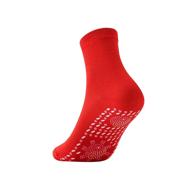 Self-heating Socks Tourmaline Magnetic Socks For Outdoor Skiing Hiking Winter Warm Cycling Camping Heated Socks Sport: Rood