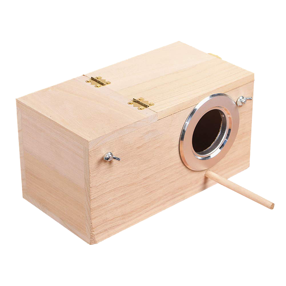 Cage en bois pour perruches, perruches pour animaux de compagnie, perruches, Cockatiel, nidification, oiseau, volière: S
