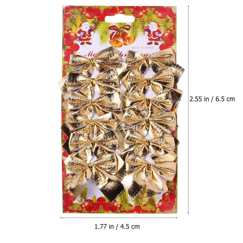 72 Pcs Kerstboom Bowknots Kerst Rode En Gouden Dec... – Grandado