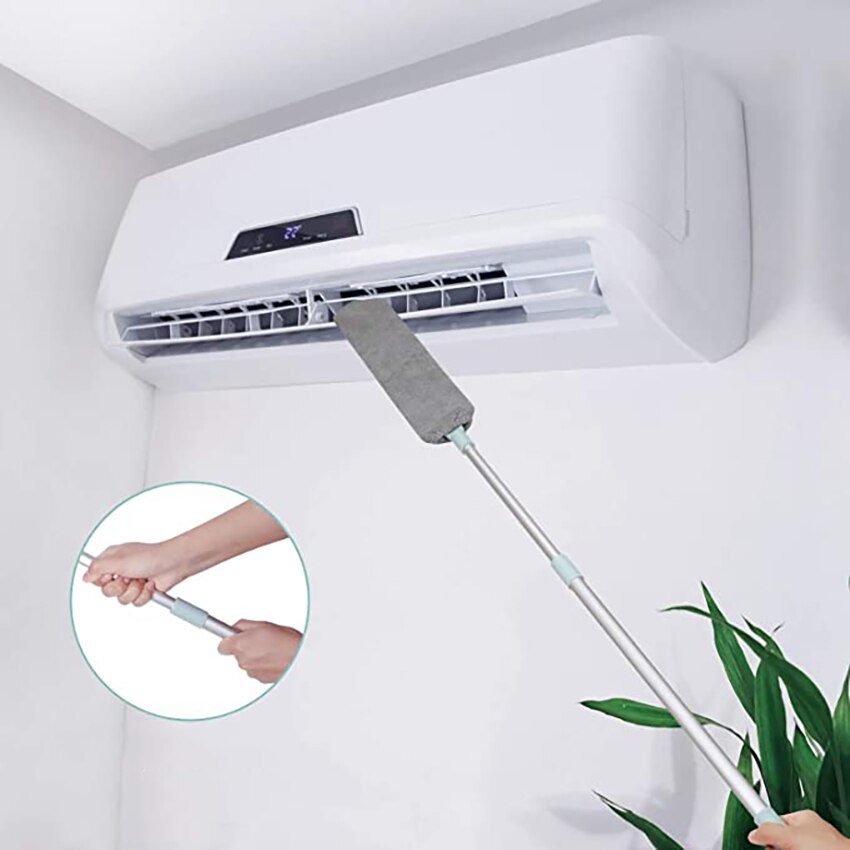 Cleaning Duster Retractable Gap Dust cleaner Brush for Household Bed Bottom Gap Clean Hand Duster with Extension Pole