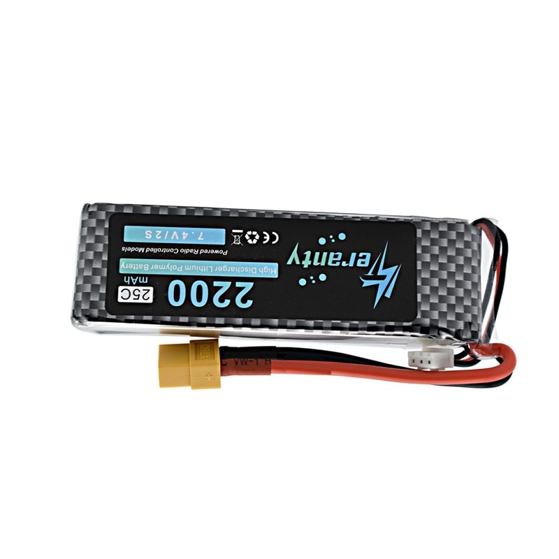 High Power 2S 7,4 v 2200mAh 25-35C LiPo Batterie XT60/T/JST/EC3 Stecker 7,4 v Wiederaufladbare Lipo Batterie Für RC Auto Flugzeug Hubschrauber