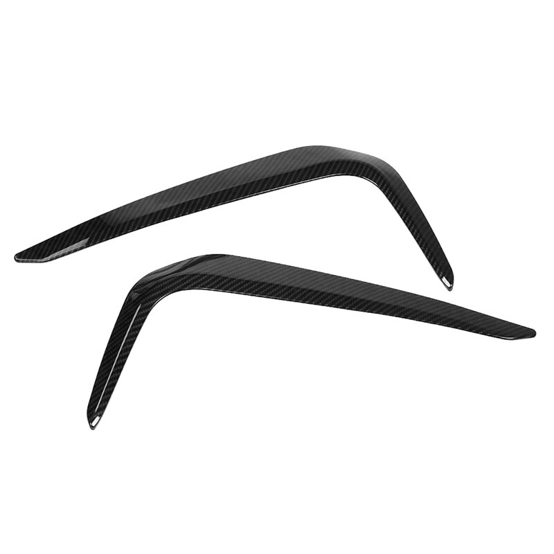 2 stk karbonfiber stil tåkelys lampe øyenbryn deksel trim for-bmw 5 series m sport  g30
